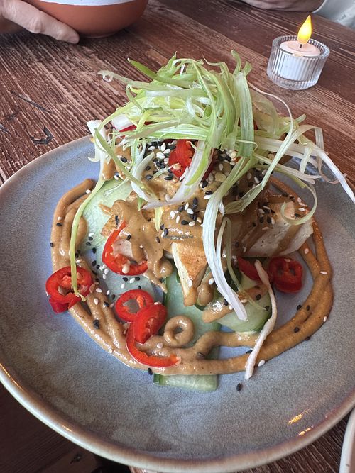 Bang bang tofu   at The Tramshed in Sheffield