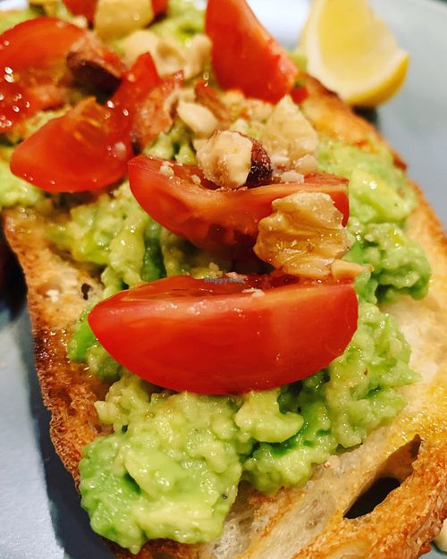 Avocado toast  at Story Coffee Roasters in Hiroshima