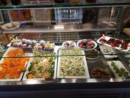 desserts and refrigerated foods at Funky Fresh Cafe - DogA in Oslo