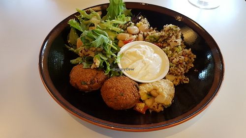 Falafel bowl at Funky Fresh Cafe - DogA in Oslo