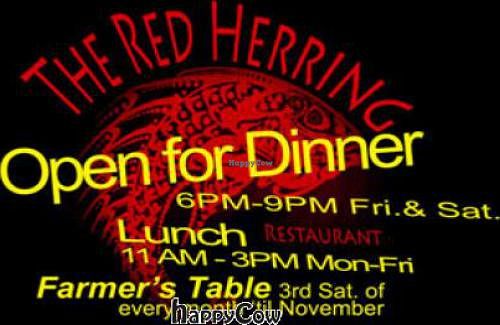 Red Herring Fall 2012 poster at Red Herring in Urbana