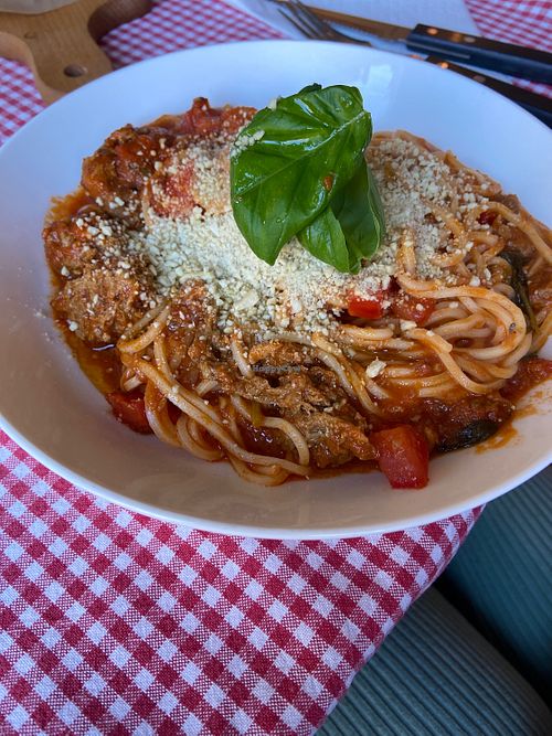 Spaghetti Polpette  at Trevi's in Amsterdam