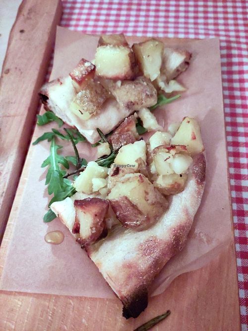 Potatoes and rosemary focaccia at Trevi's in Amsterdam
