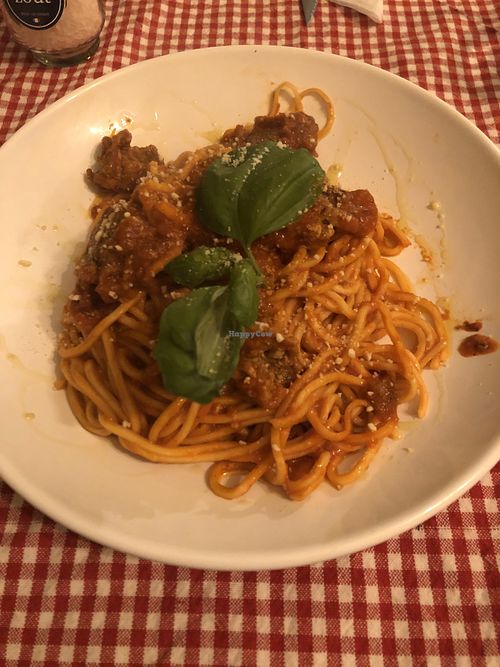 Spaghetti & meatballs  at Trevi's in Amsterdam