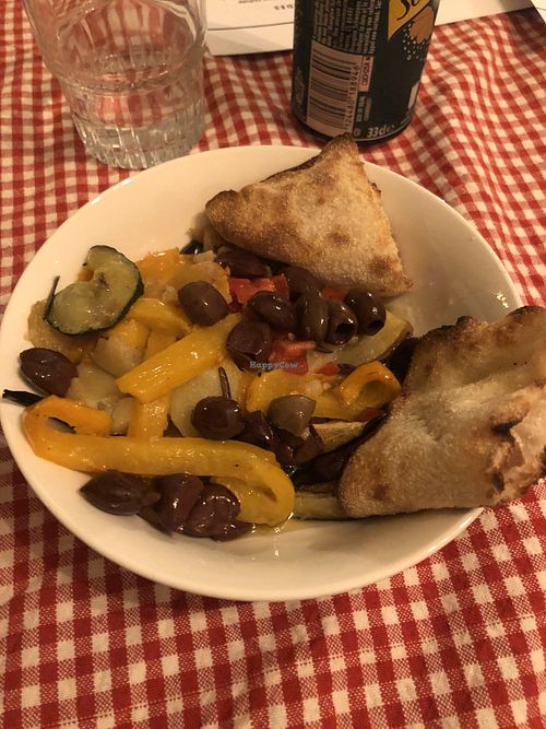 Grilled vegetables  at Trevi's in Amsterdam