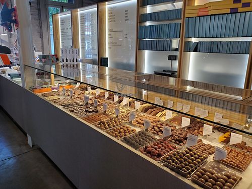 Chocolates and order counter at Rapanui in Buenos Aires