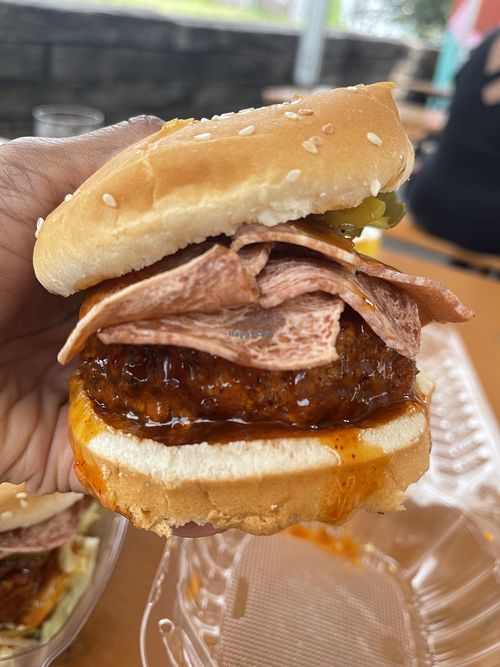 Nashville with bacon   at Vuture Food in San Pedro