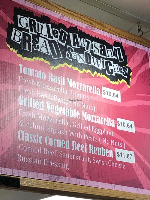 Veg options   at Chef's Table in Fairfield