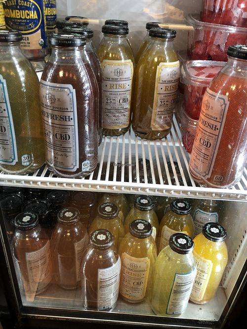 CBD drinks  at Chef's Table in Fairfield