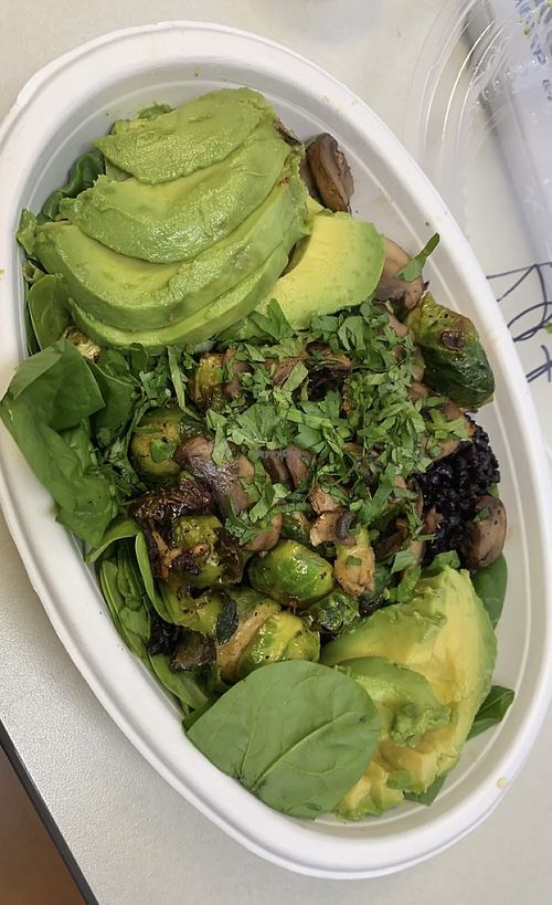 A very green vegan bowl! at Bolay in Boca Raton