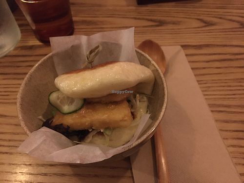 Vegan tofu bao at Seoul Salon in Wellington