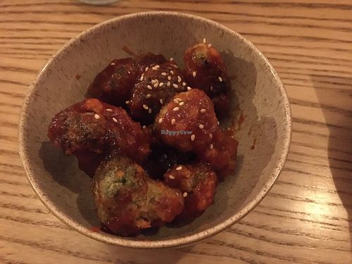 Tempura broccoli  at Seoul Salon in Wellington