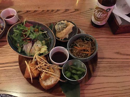 Vegan feast  at Seoul Salon in Wellington