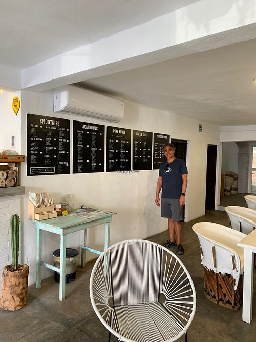 Menu at Organi-K in Bucerias
