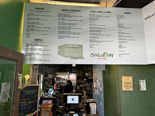 Inside  at Evolution Fast Food in San Diego