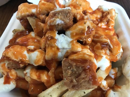 Buffalo fries at Evolution Fast Food in San Diego