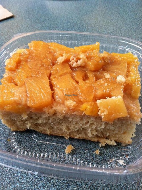 Pineapple upside down cake at Evolution Fast Food in San Diego