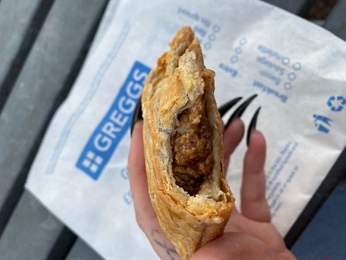 Inside the steak and bake at Greggs in Rainham
