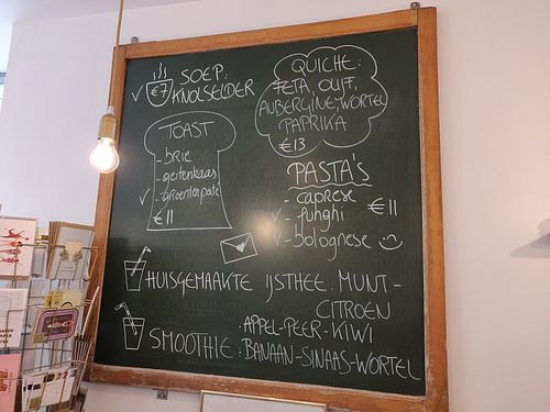 Lunch menu 24/7/2020 at Postbar in Bruges