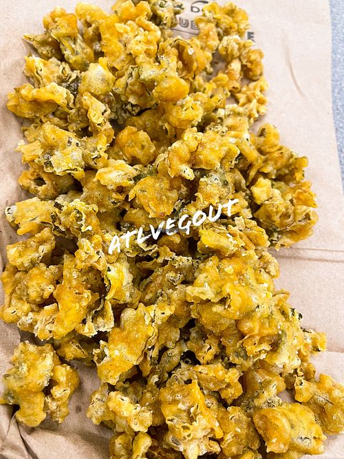 Kale chips   at VeGreen Burger in Kennesaw