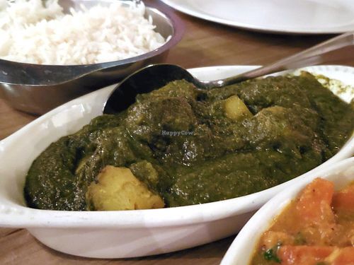 Aloo Saag at Dhaba Cuisine of India in Santa Monica