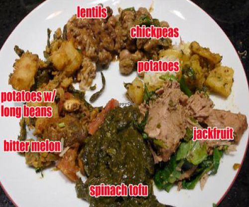 sampler explained at Samosa House East in Culver City