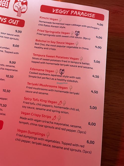 Vegan paradise  at Xu Noodle Bar in Tilburg