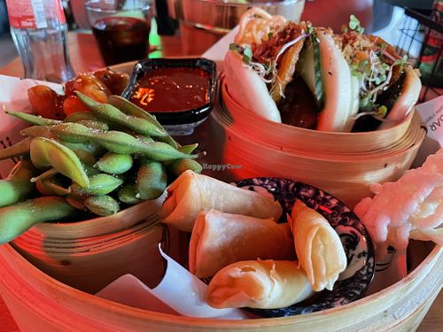 Streetfood basket  at Xu Noodle Bar in Tilburg