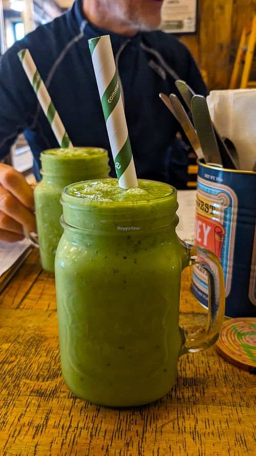 Green machine smoothie at Planks Kitchen in Preston