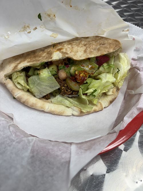   at Falafel Café in Birmingham