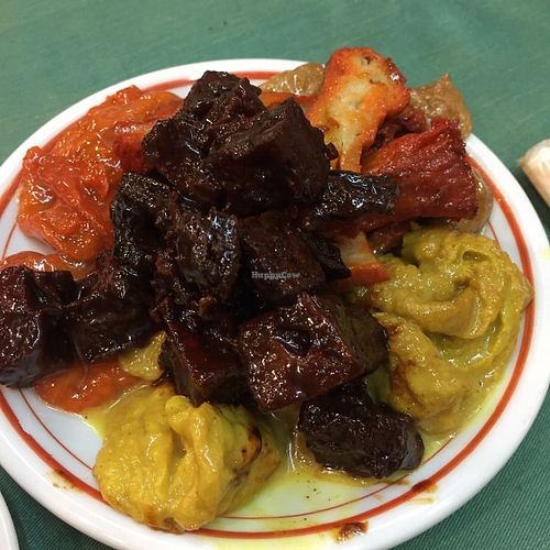 Assorted gluten at Miu Fat Chai - Tsuen Wan in New Territories