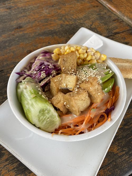 Buddha bowl  at The Big Easy in Koh Rong