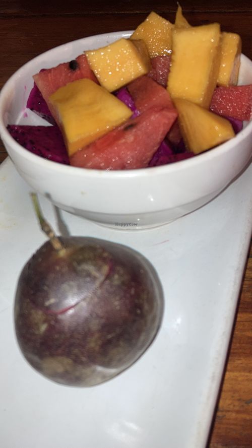 Fruit salad  at The Big Easy in Koh Rong