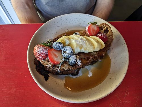 French toast at Flavour Bastards in Copenhagen