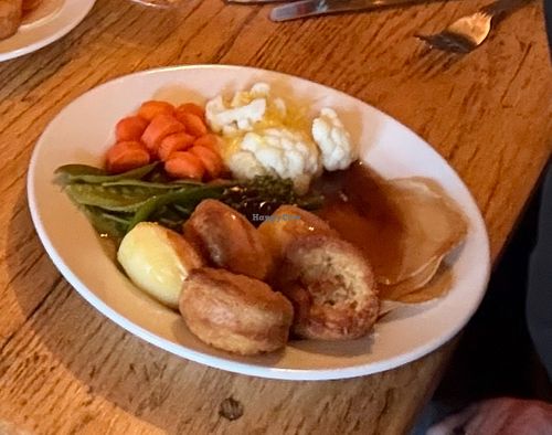 Very disappointing ‘large’ Vegan Roast - three slices of Quorn Vegan Chicken sandwich meat  at The Black Swan in York