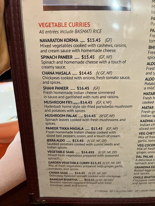 Vegetable curries   at Hyderabad Indian Grill in Rochester