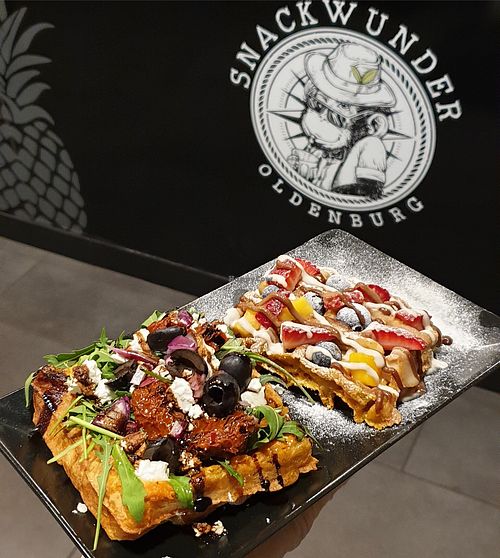 Sweet Potato Waffles #snackwunder at Snackwunder in Oldenburg