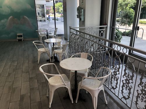 Sitting area  at Aqua S in New Orleans