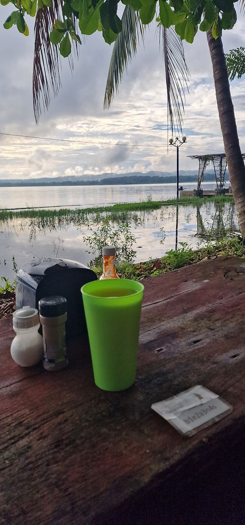 Orange Juice at Cool Beans in Flores