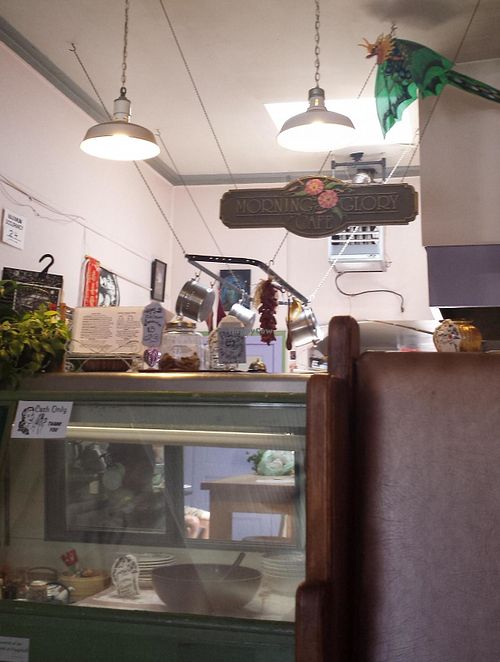 front counter at Morning Glory Cafe in Flagstaff