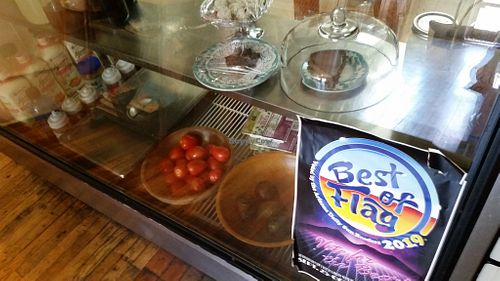 Desert counter at Morning Glory Cafe at Morning Glory Cafe in Flagstaff