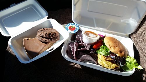 Hemp burger from Morning Glory Cafe at Morning Glory Cafe in Flagstaff