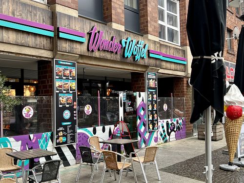 store front  at Wonder Waffel in Dortmund