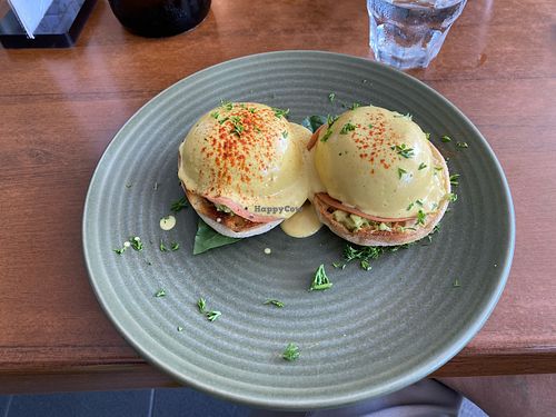 Eggs Benni  at The Green Edge Cafe and Store in Windsor
