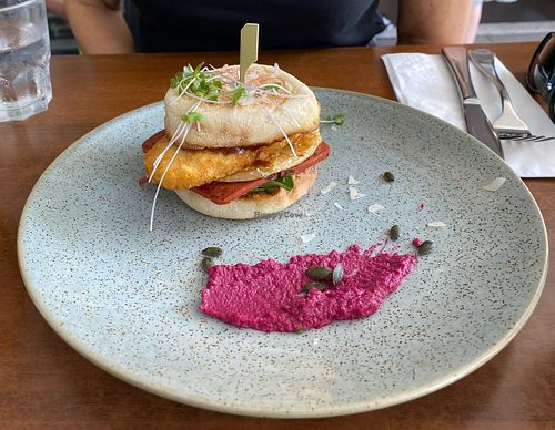 Egg & Bacon Mocmuffin  at The Green Edge Cafe and Store in Windsor