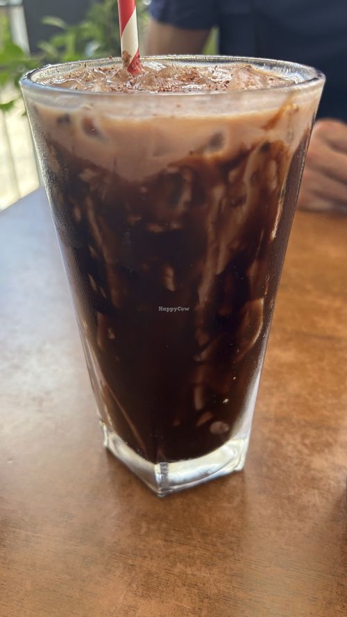 Iced chocolate   at The Green Edge Cafe and Store in Windsor
