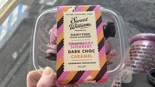 Chocolate ps from the grocery storee  at The Green Edge Cafe and Store in Windsor