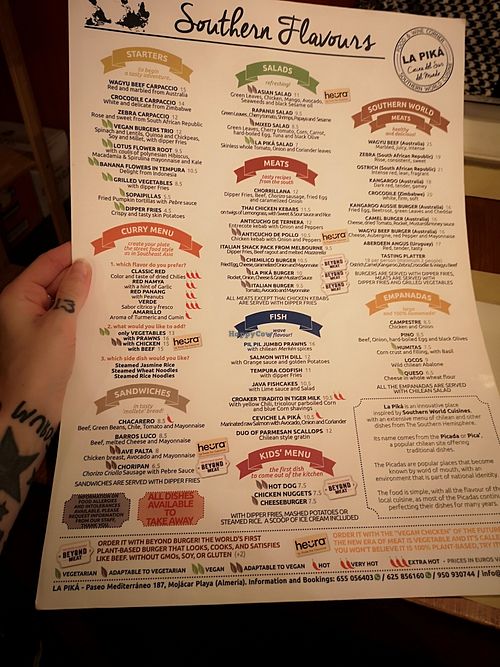 Vegan and veggie options 😍🌱 at La Pika in Mojacar