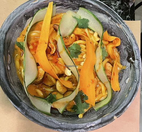 Tofu curry lemon grass 18€  at Winners Vegan Restaurant in Athens