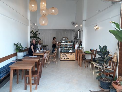 Inside at Tropical Juice and Smoothie Bar in Chiang Mai
